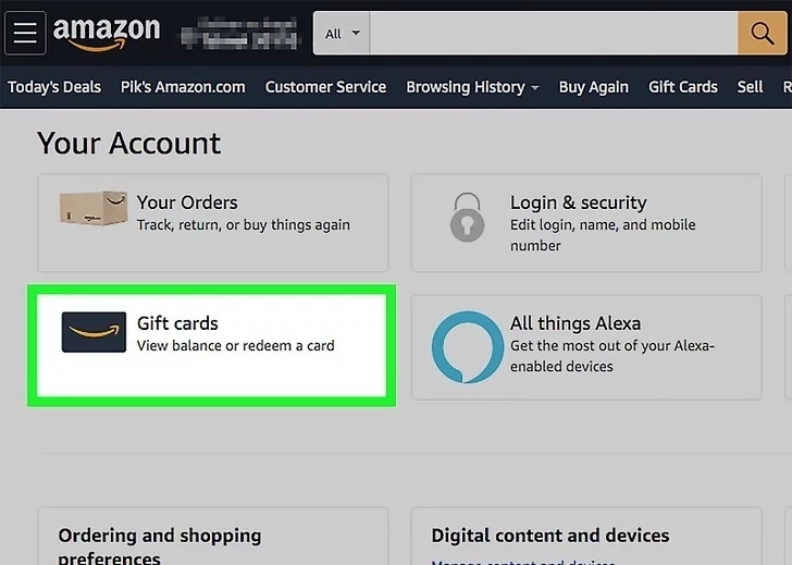 آموزش ریدیم کردن گیفت کارت آمازون